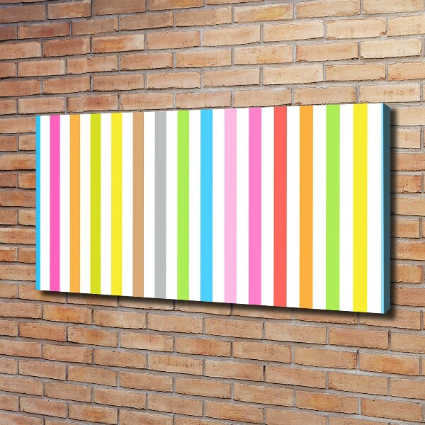 Quadro su tela Strisce colorate