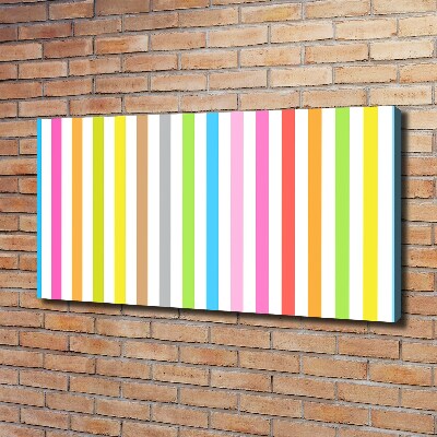 Quadro su tela Strisce colorate
