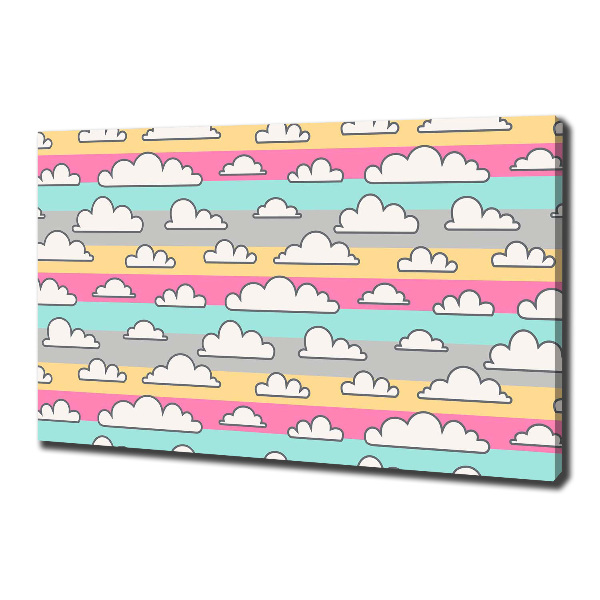Foto quadro su tela Nuvole