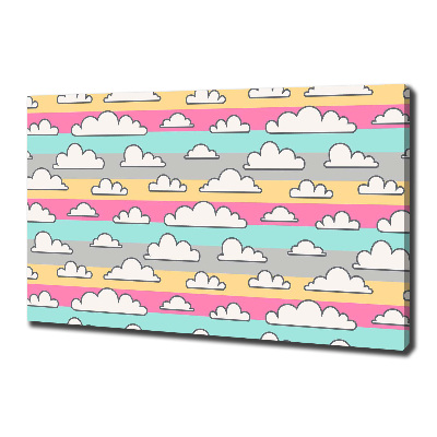 Foto quadro su tela Nuvole