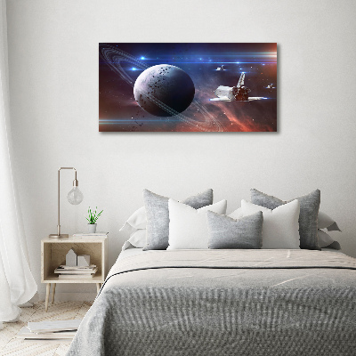 Quadro stampa su tela Astronave