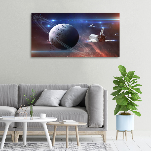Quadro stampa su tela Astronave