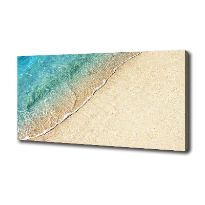 Foto quadro su tela Un'onda sulla spiaggia
