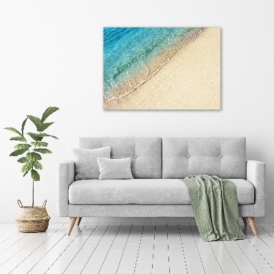 Foto quadro su tela Un'onda sulla spiaggia