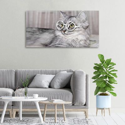 Foto quadro su tela Gatto con gli occhiali