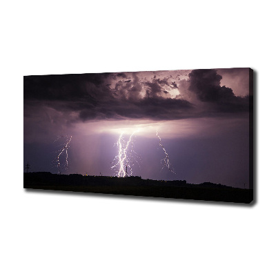 Foto quadro su tela Temporale
