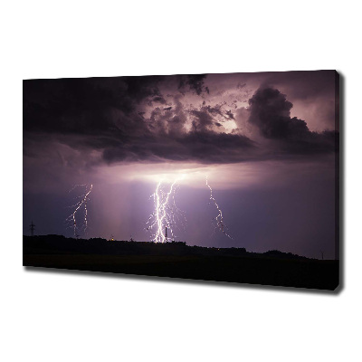 Foto quadro su tela Temporale