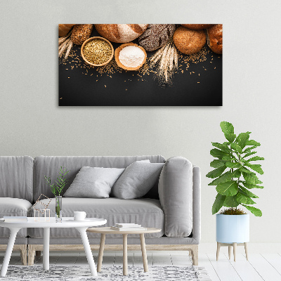 Quadro su tela Pane e grano