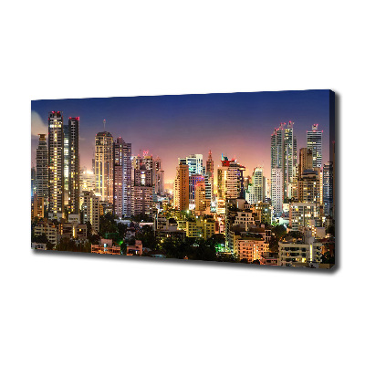 Foto quadro su tela Bangkok di notte
