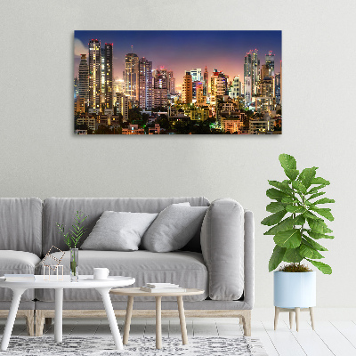 Foto quadro su tela Bangkok di notte
