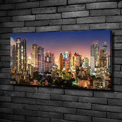 Foto quadro su tela Bangkok di notte