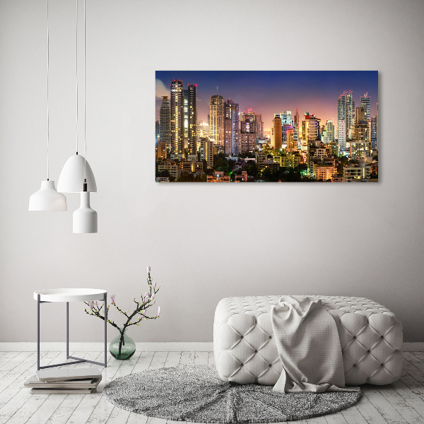 Foto quadro su tela Bangkok di notte