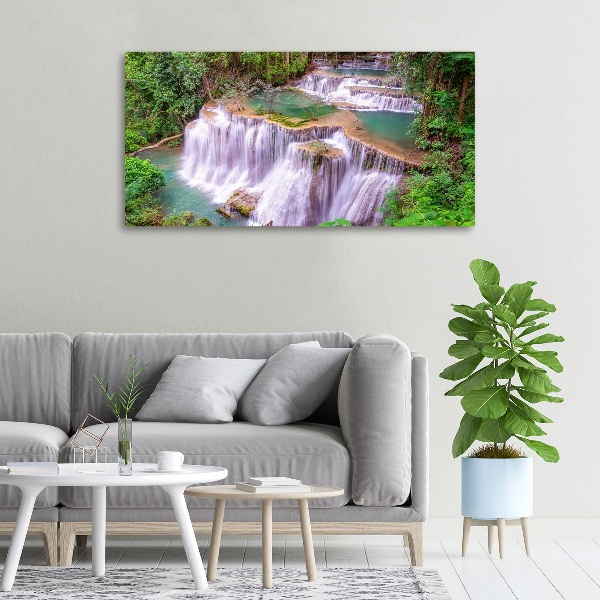 Quadro su tela Cascata in Thailandia