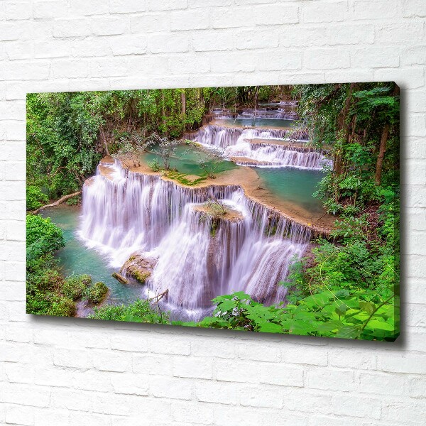 Quadro su tela Cascata in Thailandia