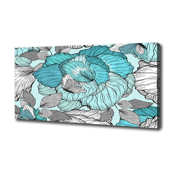 Foto quadro su tela Motivo floreale