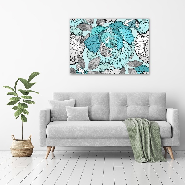 Foto quadro su tela Motivo floreale