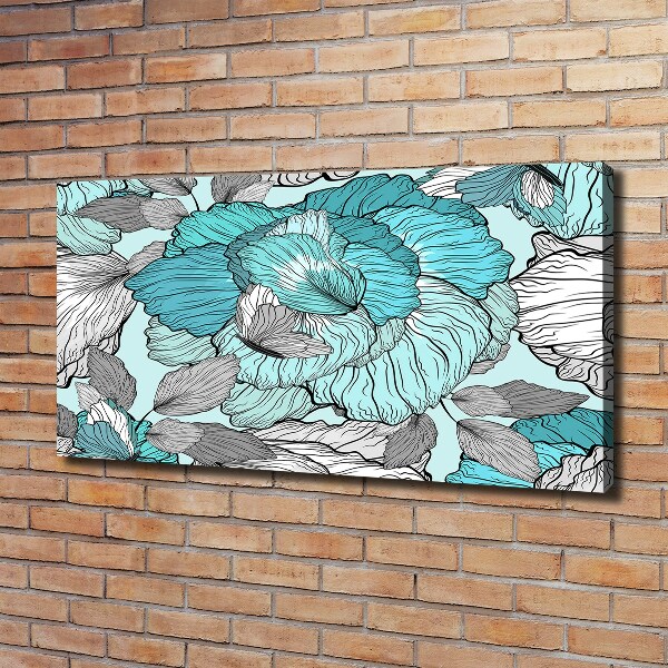 Foto quadro su tela Motivo floreale