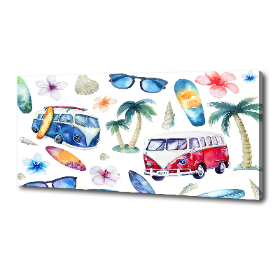 Foto quadro su tela Simboli del surf