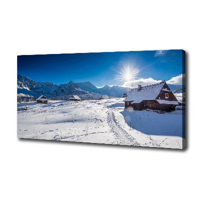 Foto quadro su tela Pascoli dei Monti Tatra