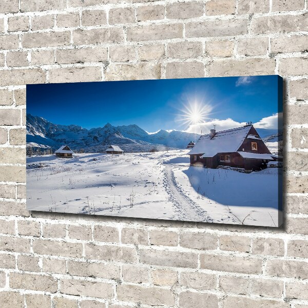 Foto quadro su tela Pascoli dei Monti Tatra