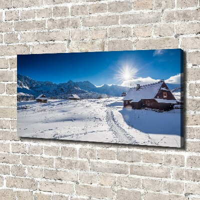 Foto quadro su tela Pascoli dei Monti Tatra