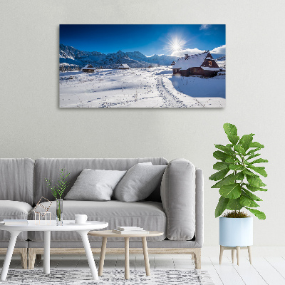 Foto quadro su tela Pascoli dei Monti Tatra