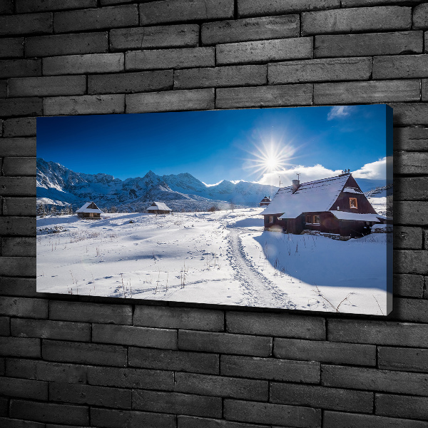 Foto quadro su tela Pascoli dei Monti Tatra
