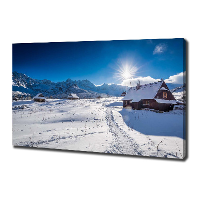 Foto quadro su tela Pascoli dei Monti Tatra