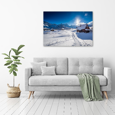 Foto quadro su tela Pascoli dei Monti Tatra