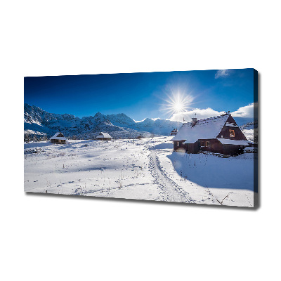 Foto quadro su tela Pascoli dei Monti Tatra