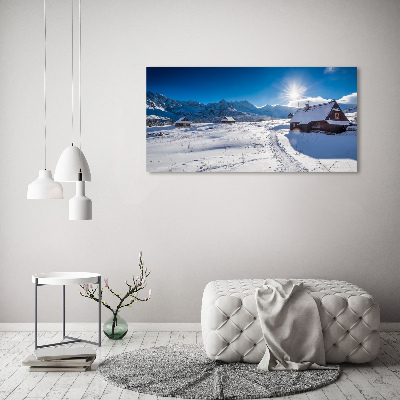 Foto quadro su tela Pascoli dei Monti Tatra