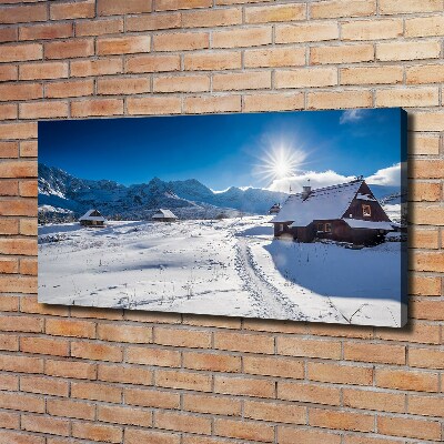 Foto quadro su tela Pascoli dei Monti Tatra