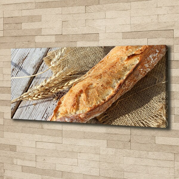 Quadro stampa su tela Baguette fresca