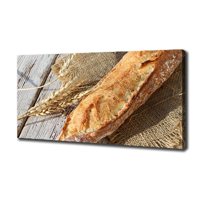 Quadro stampa su tela Baguette fresca