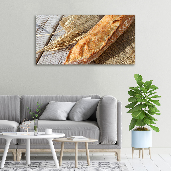 Quadro stampa su tela Baguette fresca
