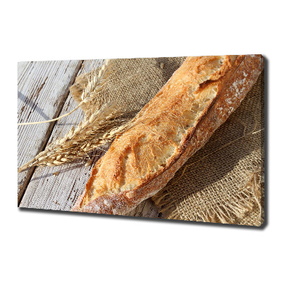 Quadro stampa su tela Baguette fresca