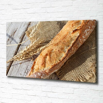 Quadro stampa su tela Baguette fresca