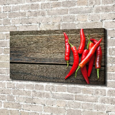 Quadro stampa su tela Peperoncini