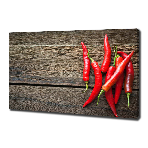 Quadro stampa su tela Peperoncini