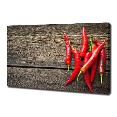 Quadro stampa su tela Peperoncini