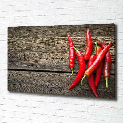 Quadro stampa su tela Peperoncini