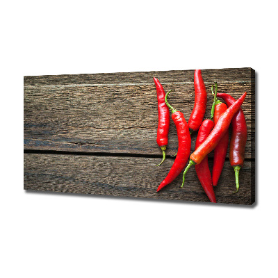 Quadro stampa su tela Peperoncini