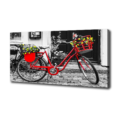 Quadro stampa su tela Bicicletta da città