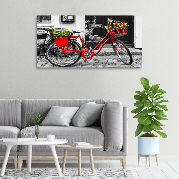 Quadro stampa su tela Bicicletta da città