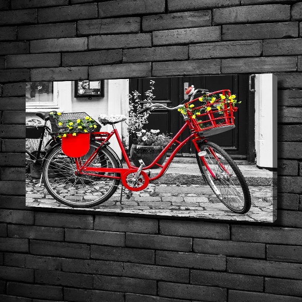 Quadro stampa su tela Bicicletta da città