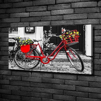 Quadro stampa su tela Bicicletta da città