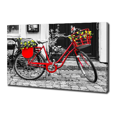 Quadro stampa su tela Bicicletta da città