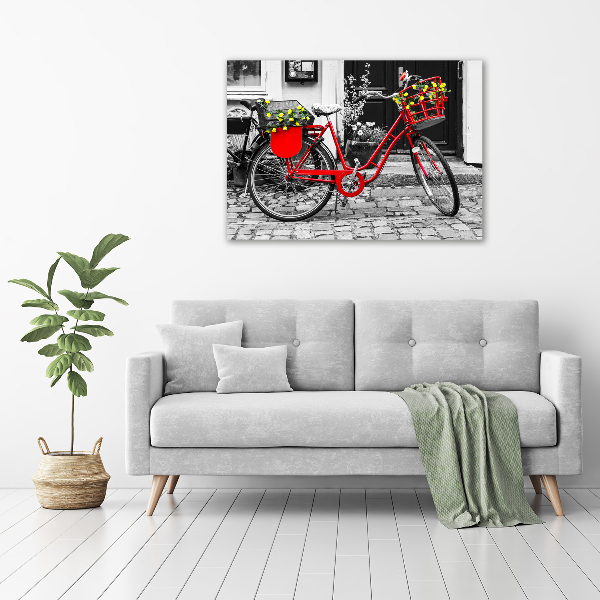 Quadro stampa su tela Bicicletta da città