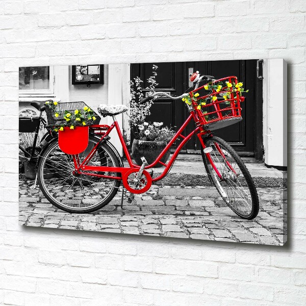 Quadro stampa su tela Bicicletta da città