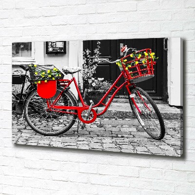 Quadro stampa su tela Bicicletta da città